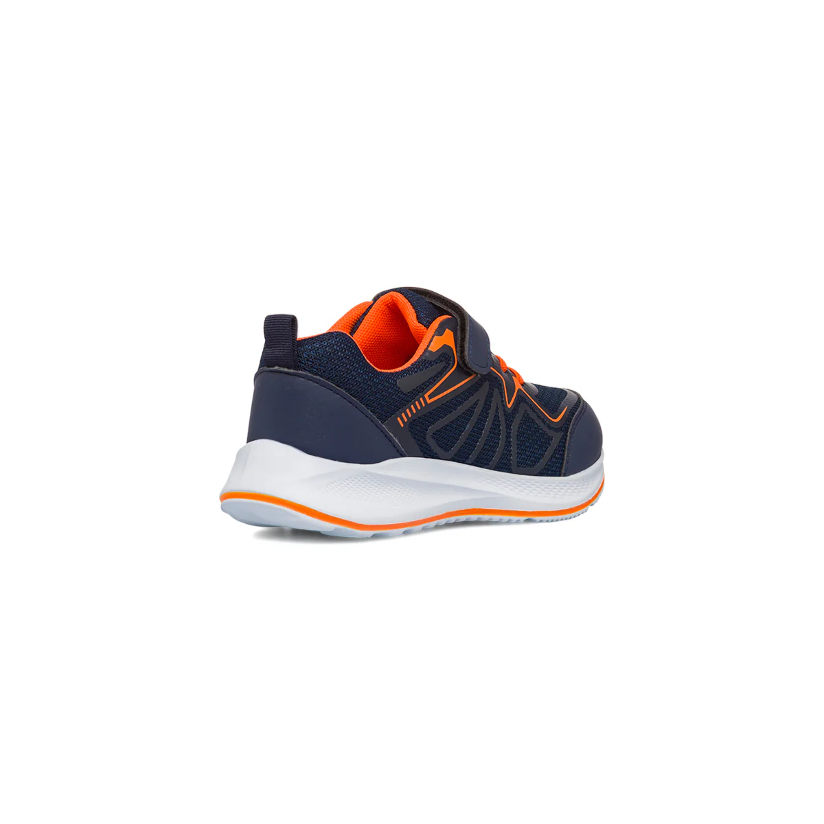 Sneakers da ragazzo blu con dettagli arancioni Jog - Image 3