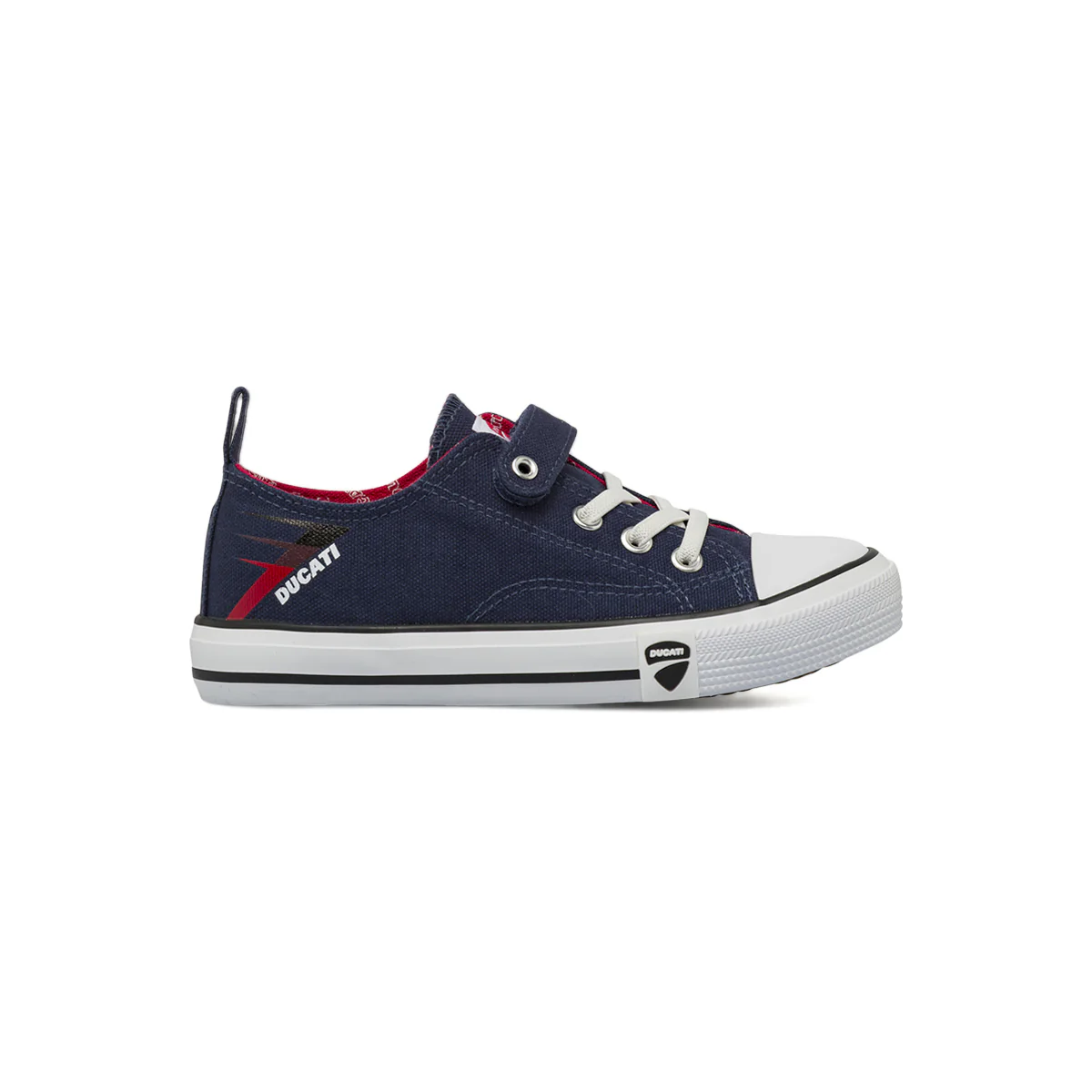 Sneakers da Ragazzo blu con dettagli rossi Ducati