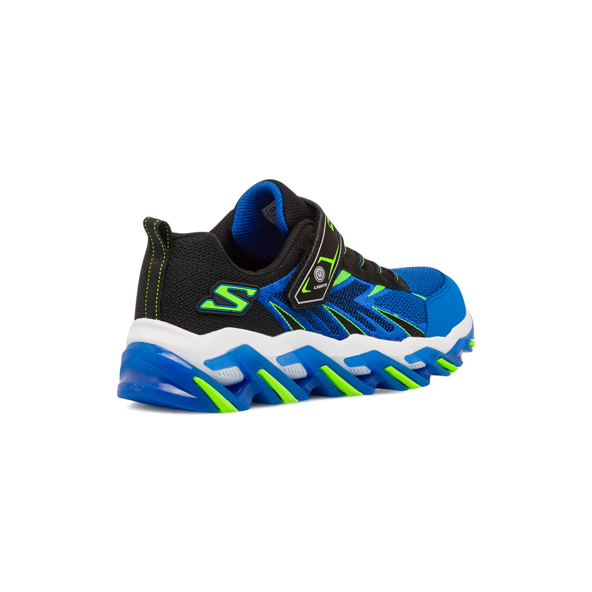 Sneakers da ragazzo blu e nere con luci Skechers Mega Surge 2.0 - Image 3