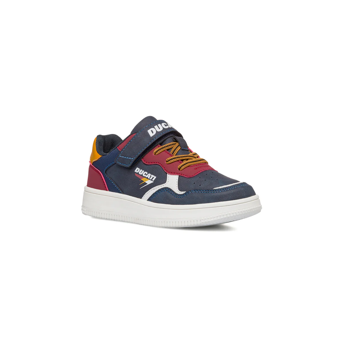 Sneakers da ragazzo blu navy con logo Ducati - Image 2