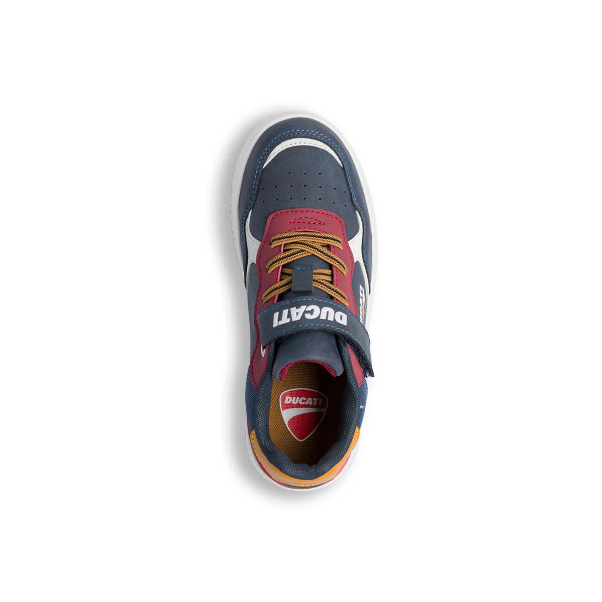 Sneakers da ragazzo blu navy con logo Ducati - Image 6
