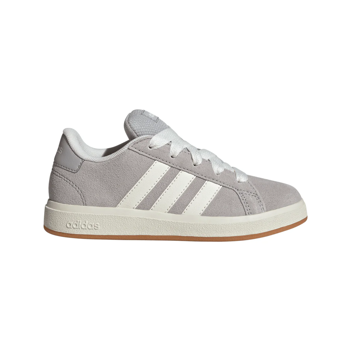 Sneakers unisex grigie effetto scamosciato adidas Grand Court 00s