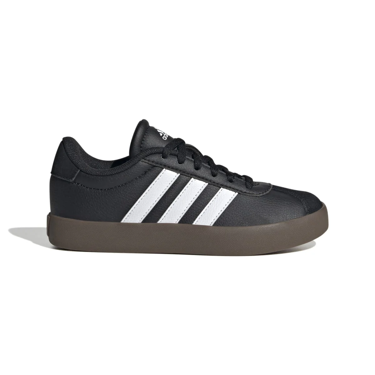 Sneakers da ragazzo nere adidas VL Court 3.0 in pelle