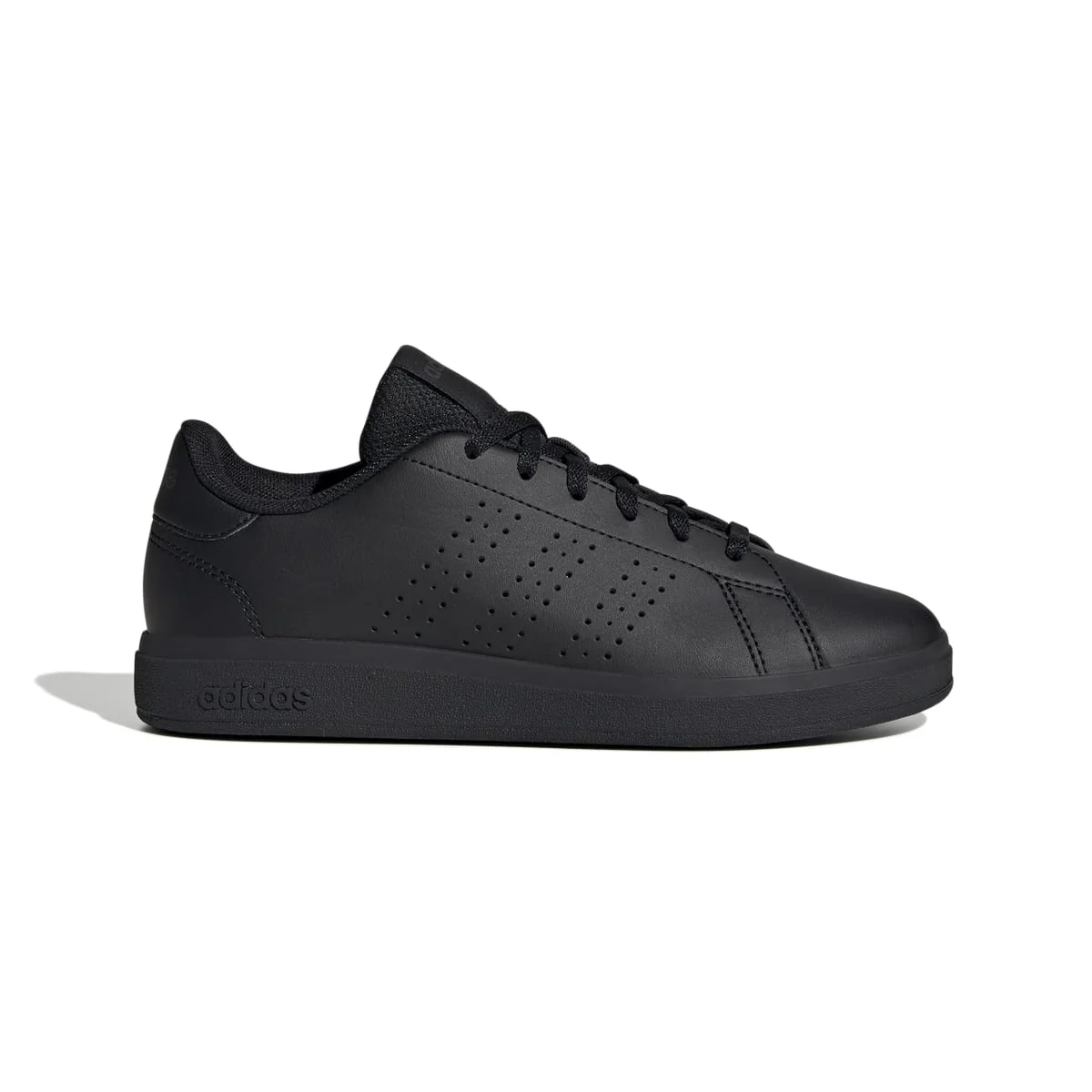 Sneakers da ragazzo nere con logo adidas Advantage Base 2.0