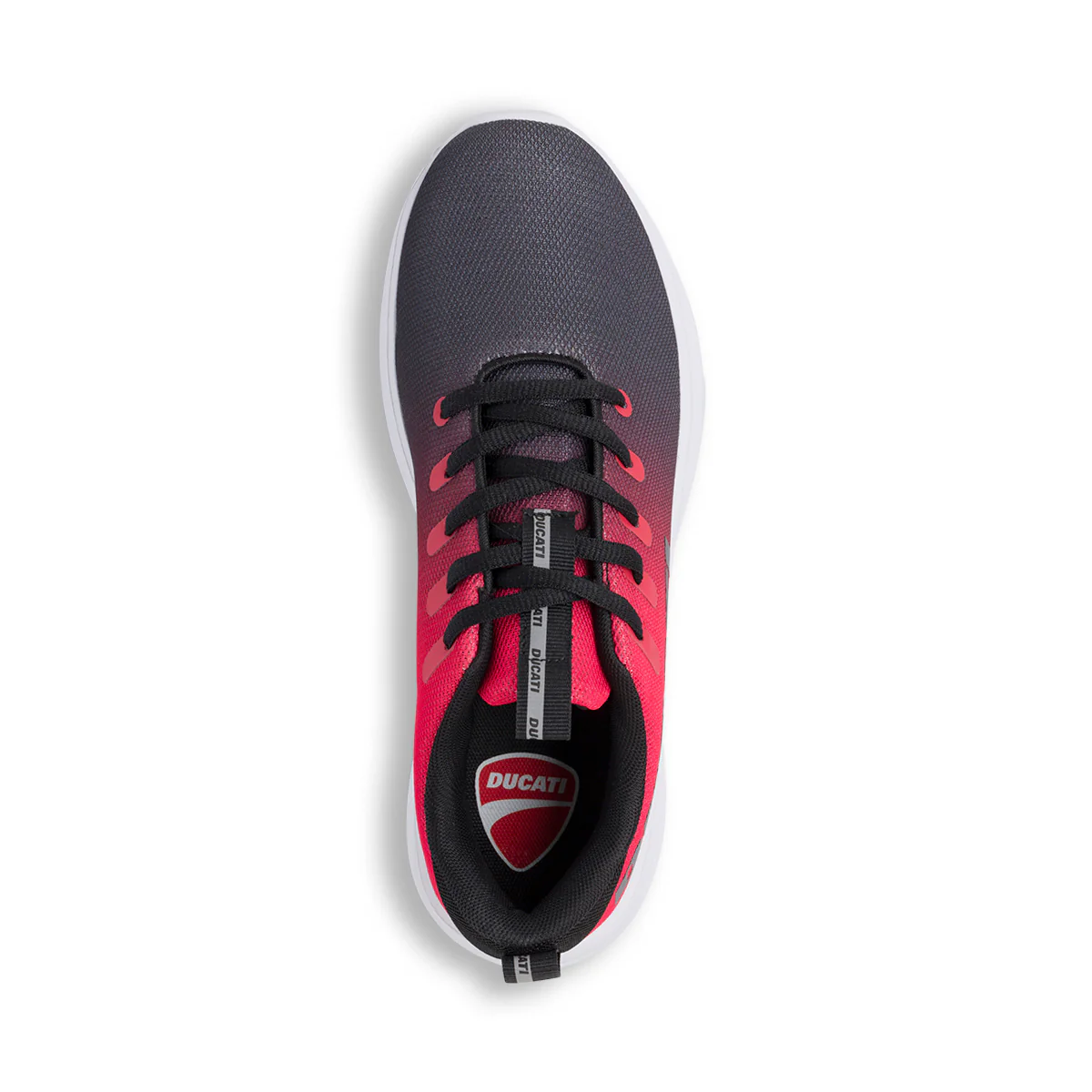 Sneakers da ragazzo nere e rosse con logo Ducati - Image 6