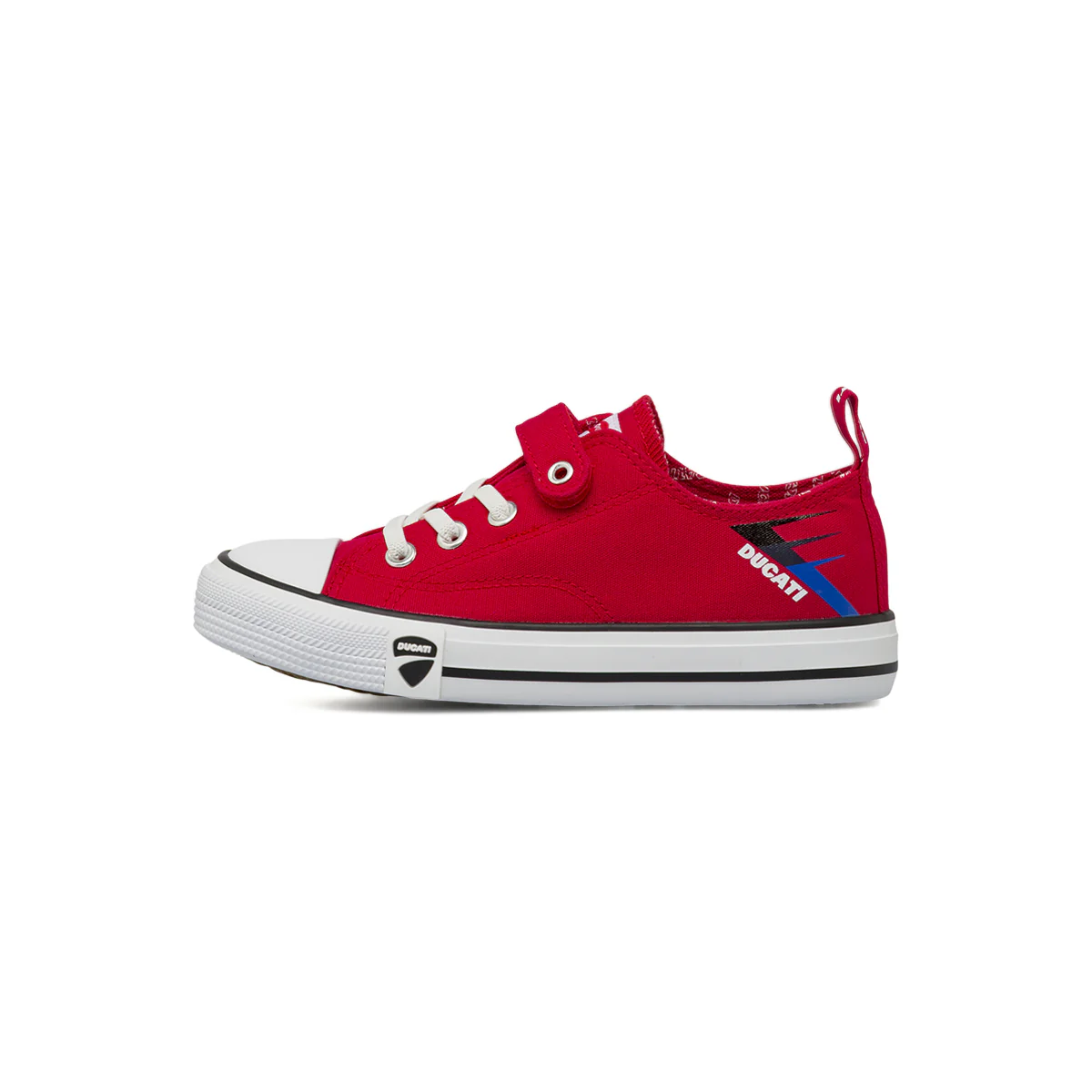 Sneakers da Ragazzo rosse con punta bianca Ducati