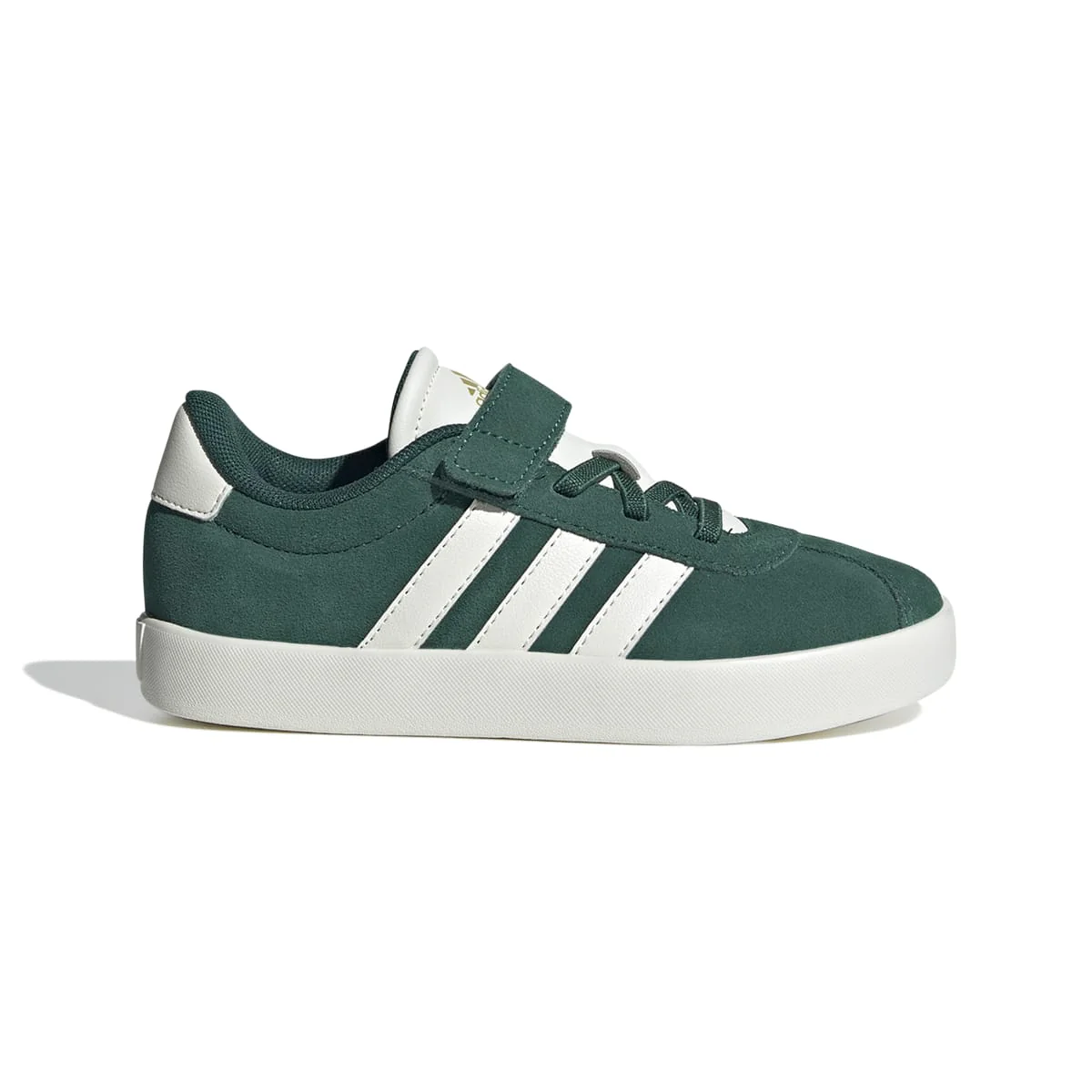 Sneakers da ragazzo verdi con logo adidas VL Court 3.0