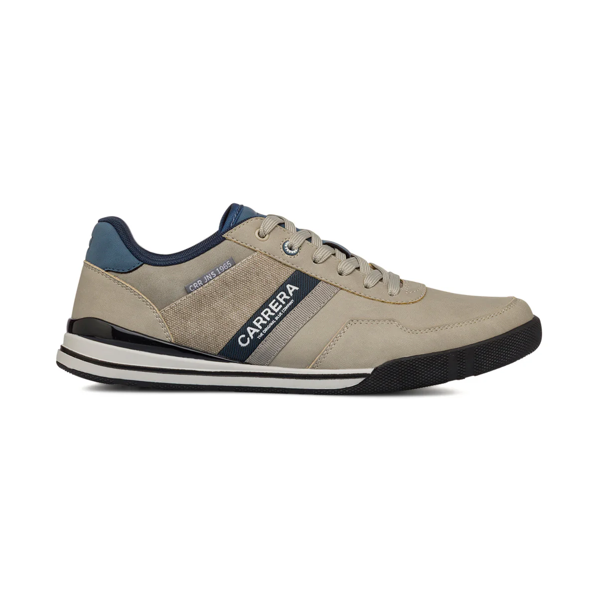 Sneakers da Uomo Beige con inserti in contrasto e logo laterale Carrera