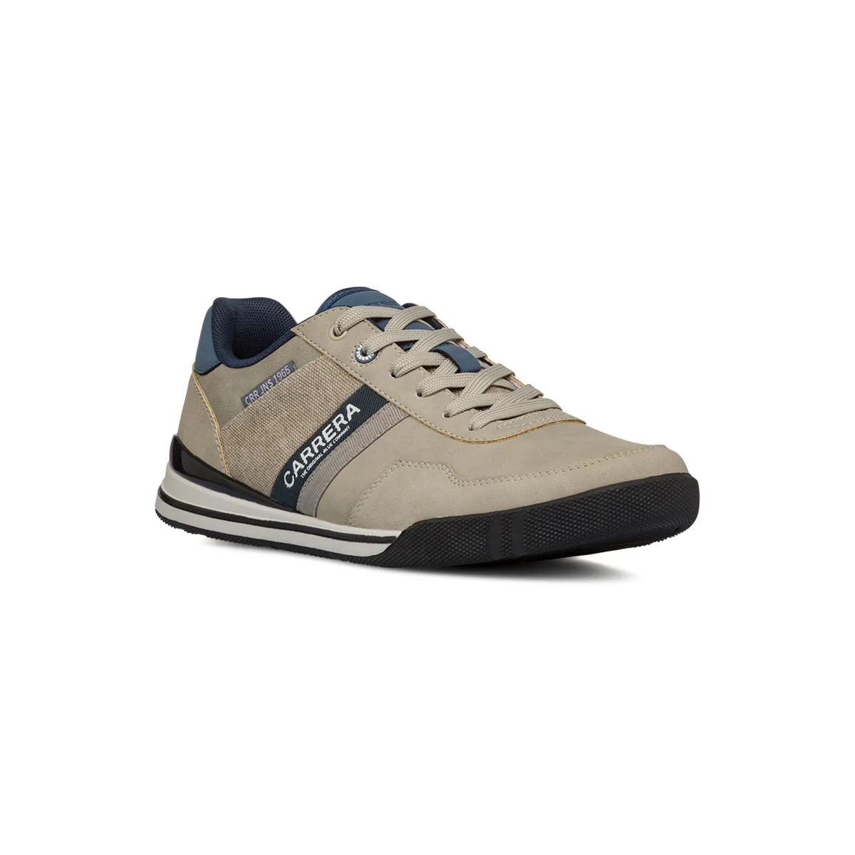 Sneakers da Uomo Beige con inserti in contrasto e logo laterale Carrera - Image 2