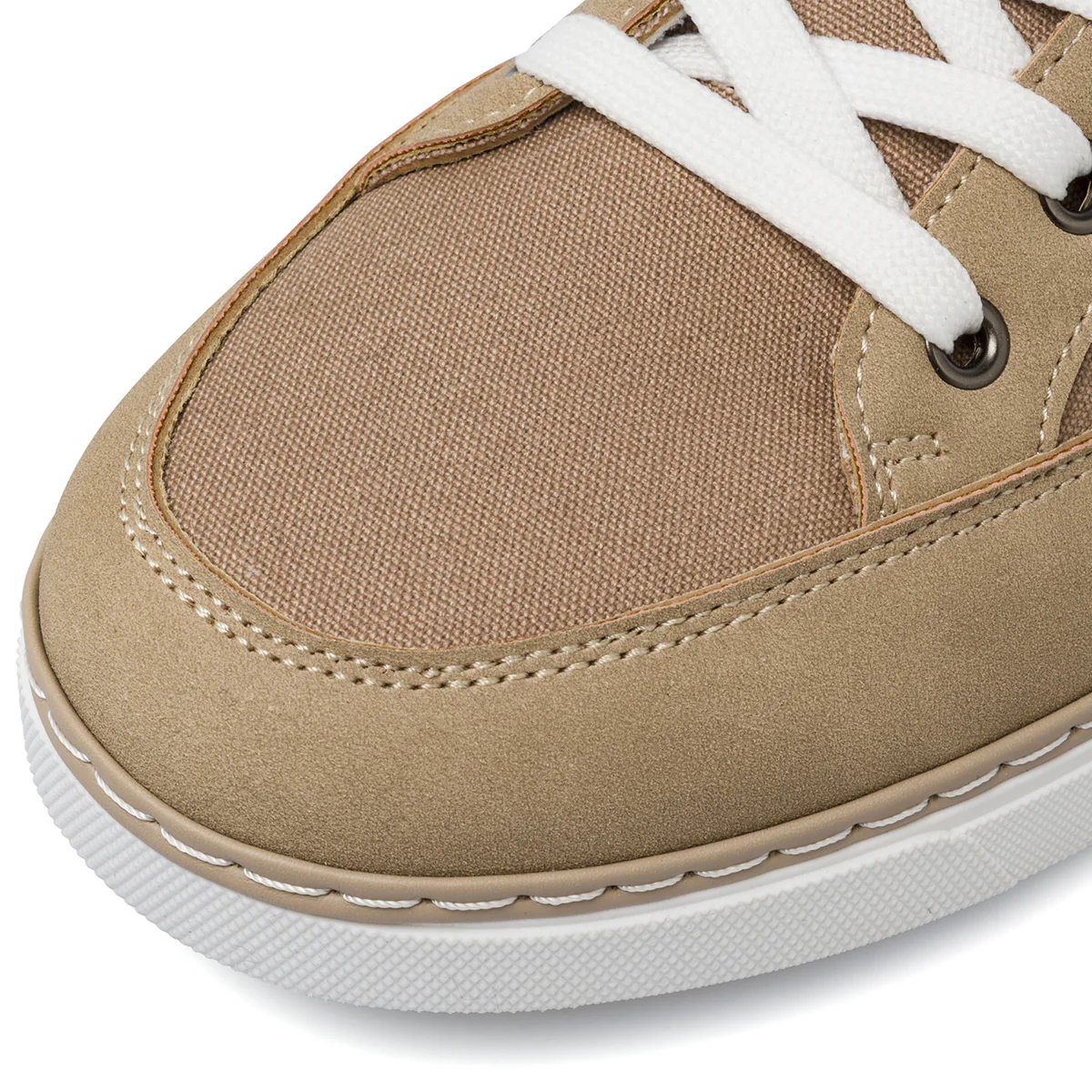 Sneakers da Uomo beige in tessuto effetto scamosciato Riflessi Urbani - Image 4