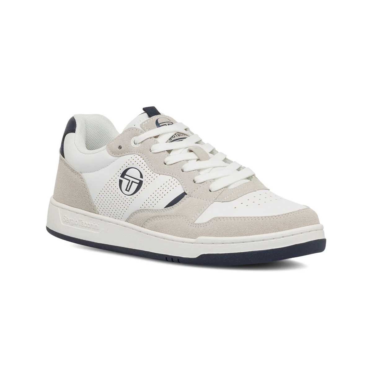 Sneakers da uomo bianche, blu e grigie Sergio Tacchini Pisa - Image 2