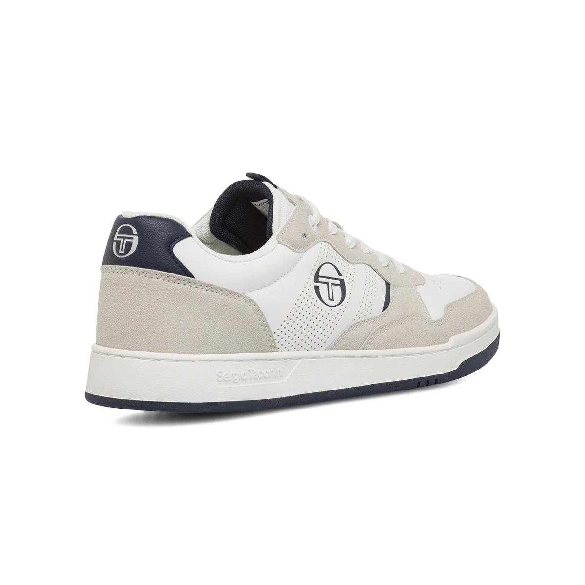 Sneakers da uomo bianche, blu e grigie Sergio Tacchini Pisa - Image 3