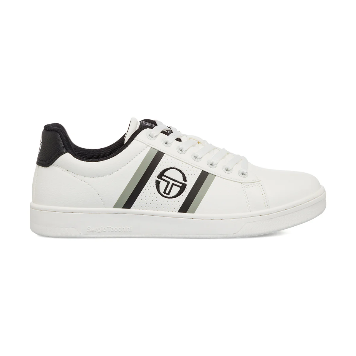 Sneakers da uomo bianche con dettagli blu e grigi Sergio Tacchini Nizza