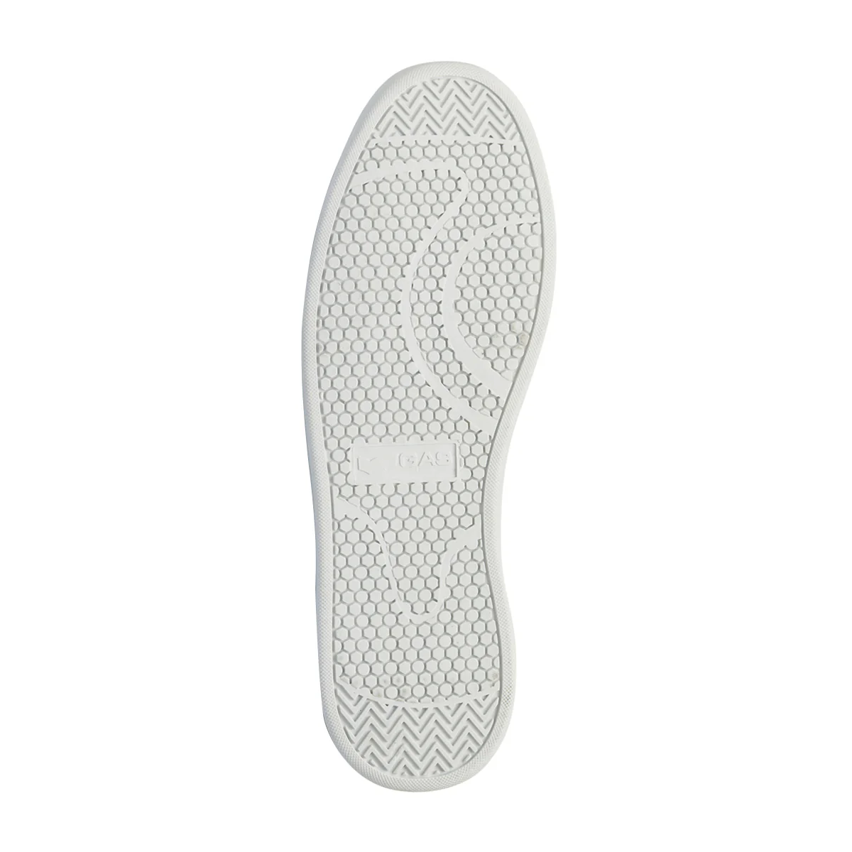 Sneakers da uomo bianche con dettagli blu e inserti grigi Gas - Image 6