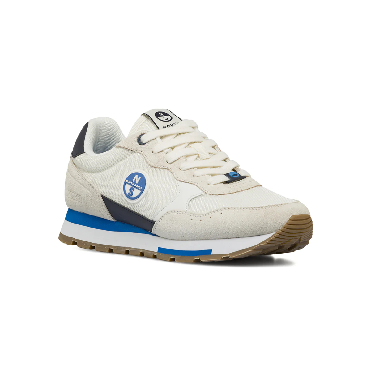Sneakers da uomo bianche con dettagli blu North Sails - Image 2