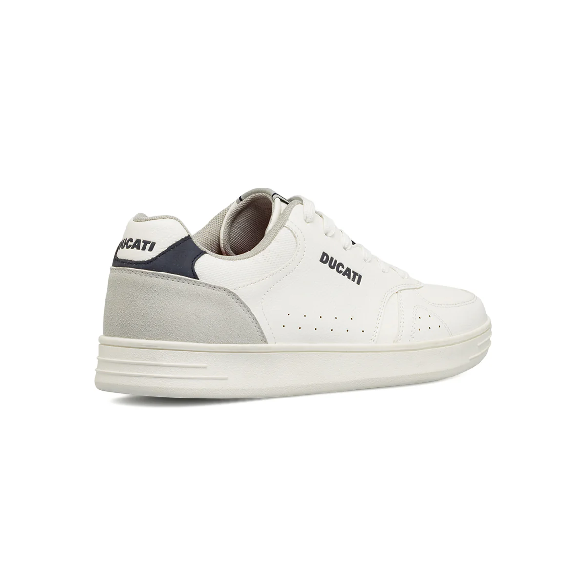 Sneakers da Uomo bianche con dettagli effetto scamosciato Ducati - Image 5