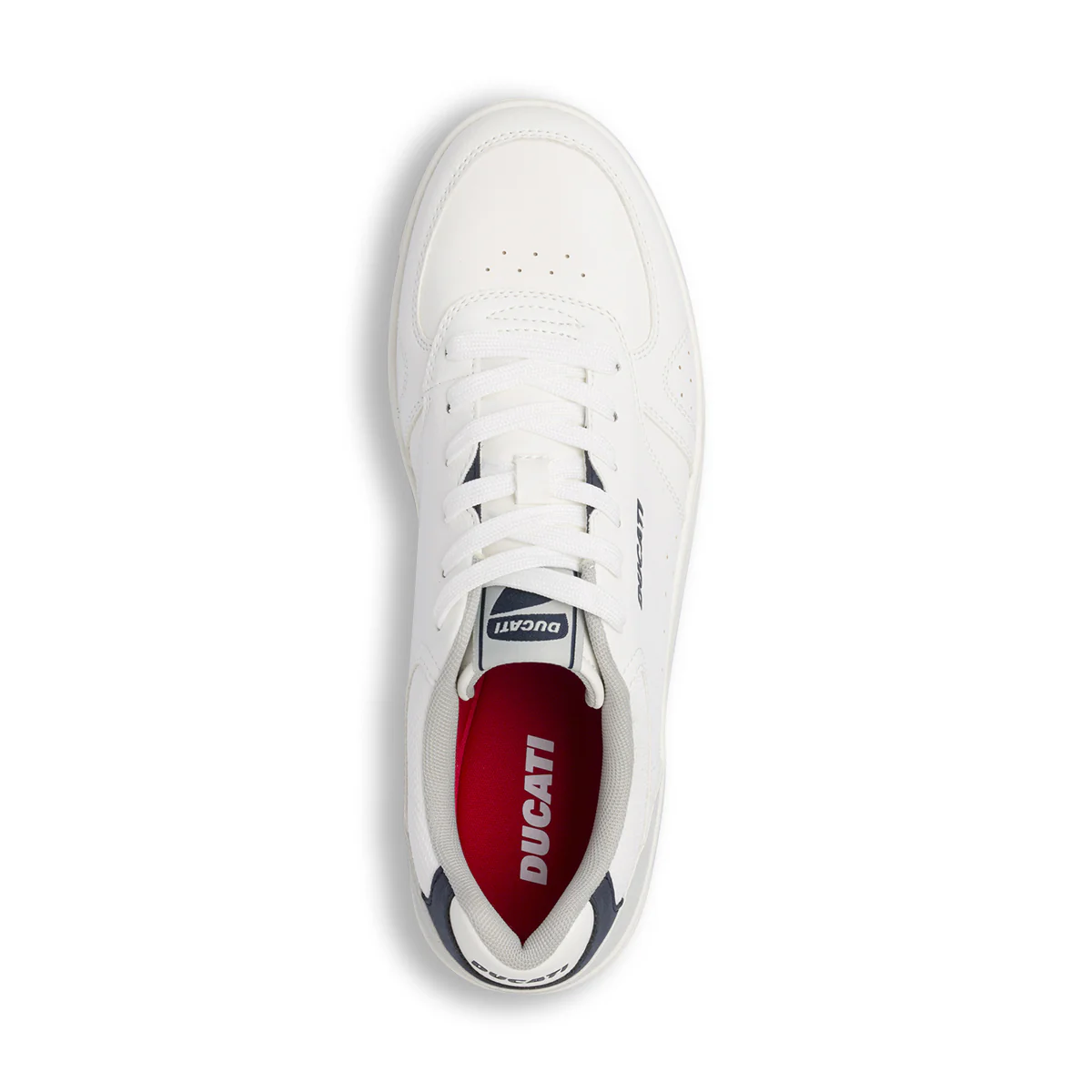 Sneakers da Uomo bianche con dettagli effetto scamosciato Ducati - Image 6