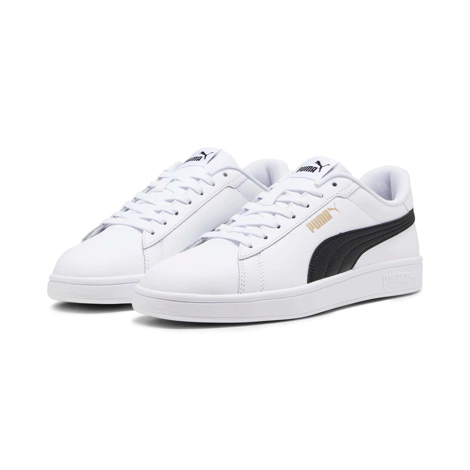 Sneakers da uomo bianche con logo a contraso Puma Smash 3.0 - Image 4