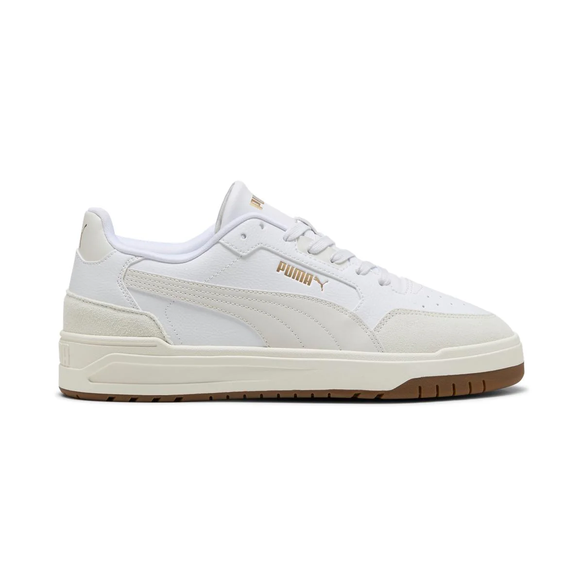 Sneakers da Uomo bianche con logo dorato Puma Shuffle Downtown - Image 6