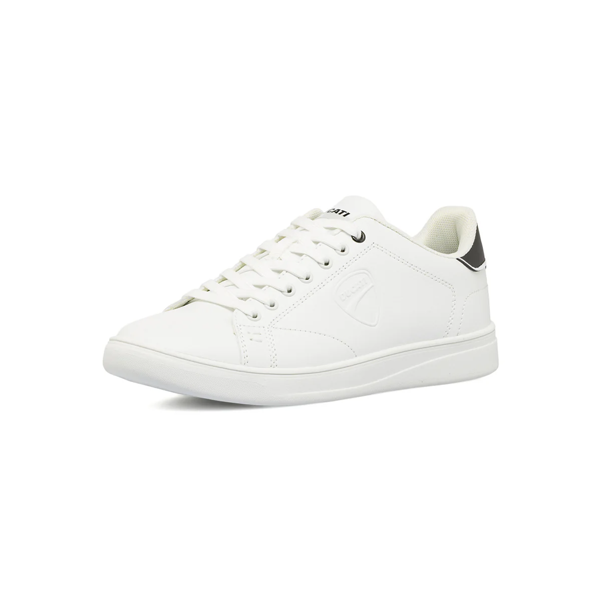 Sneakers da uomo bianche con logo in rilievo Ducati - Image 2