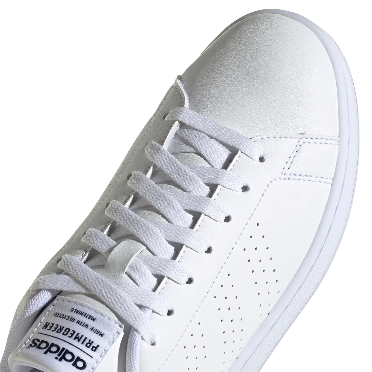 Sneakers da uomo bianche con strisce traforate adidas Advantage - Image 6