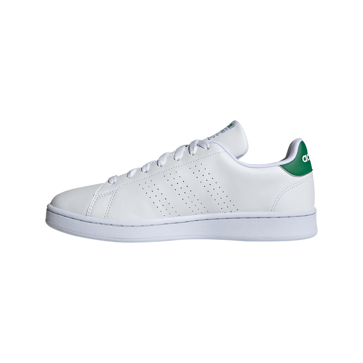 Sneakers da uomo bianche con strisce traforate adidas Advantage - Image 10