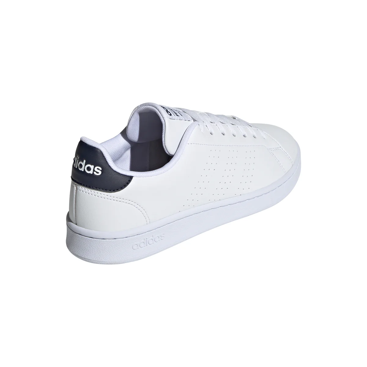 Sneakers da uomo bianche con strisce traforate adidas Advantage - Image 3
