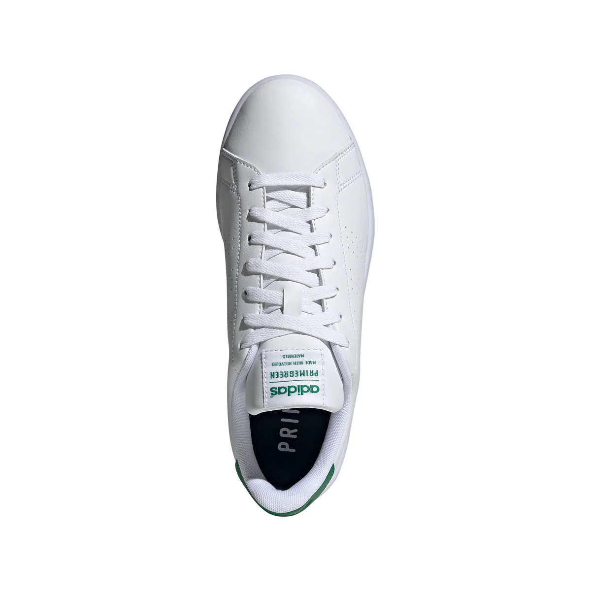 Sneakers da uomo bianche con strisce traforate adidas Advantage - Image 4
