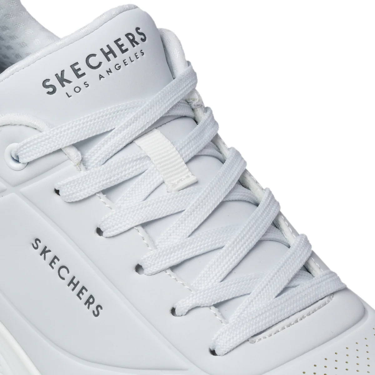 Sneakers da uomo bianche con suola ad aria Skechers Uno - Image 7