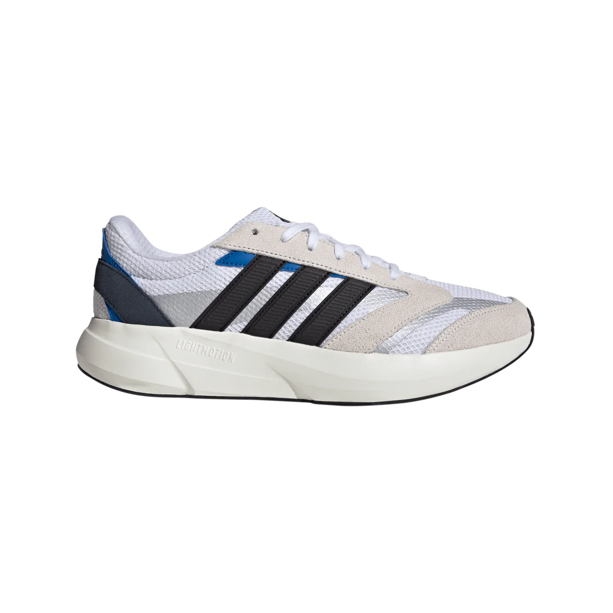 Sneakers da uomo bianche effetto scamosciato adidas LIGHTSHIFT 2.0