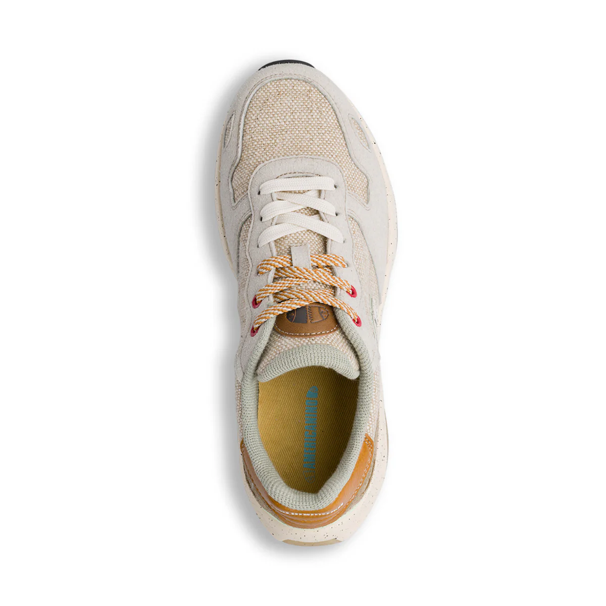 Sneakers da uomo bianche in suede con dettagli in contrasto Americanino - Image 6