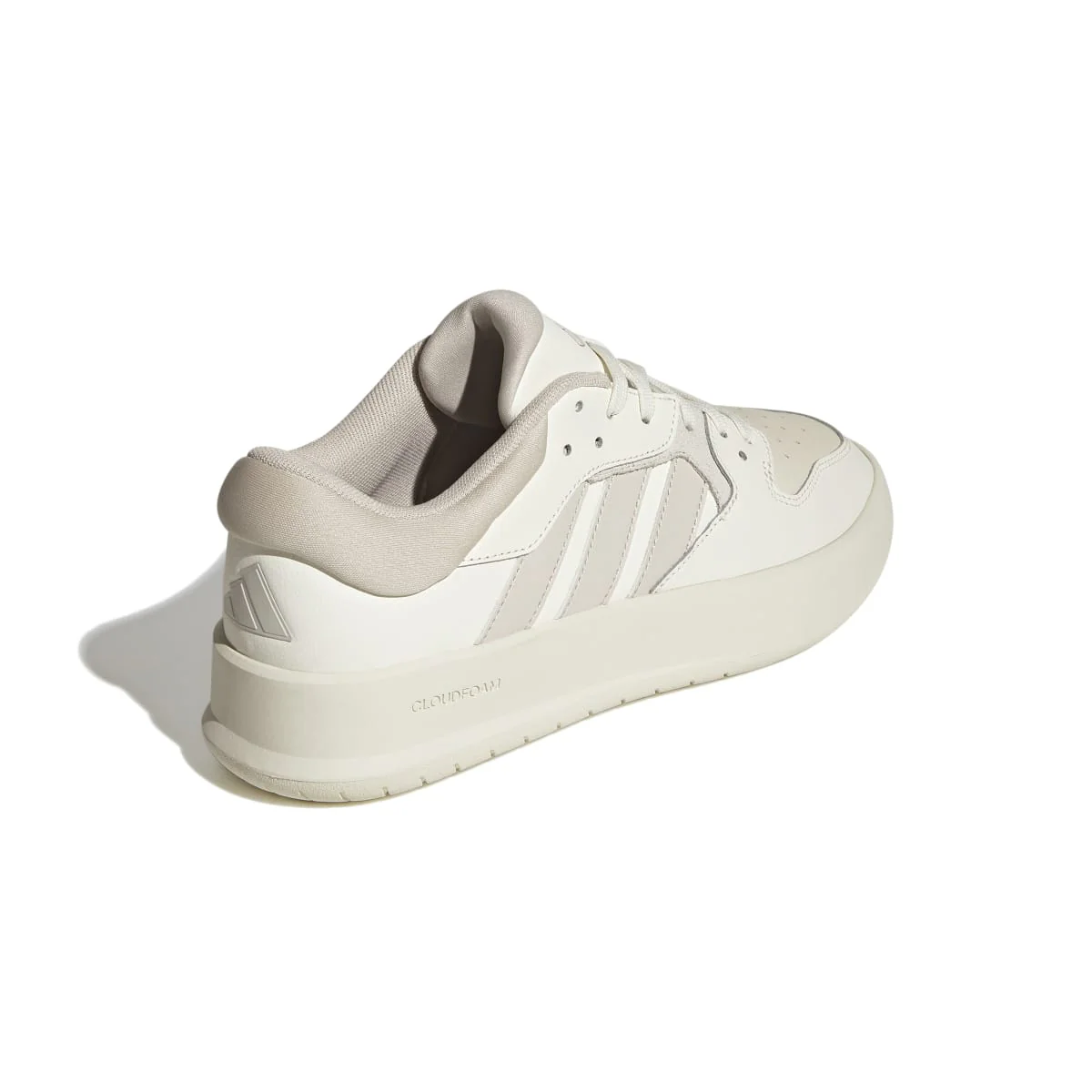 Sneakers da uomo bianche off -white e beige con logo adidas Court 24 - Image 7