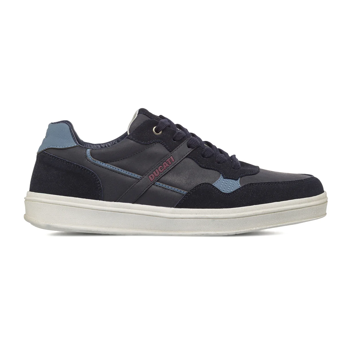 Sneakers da Uomo Blu con Dettagli Azzurri Ducati