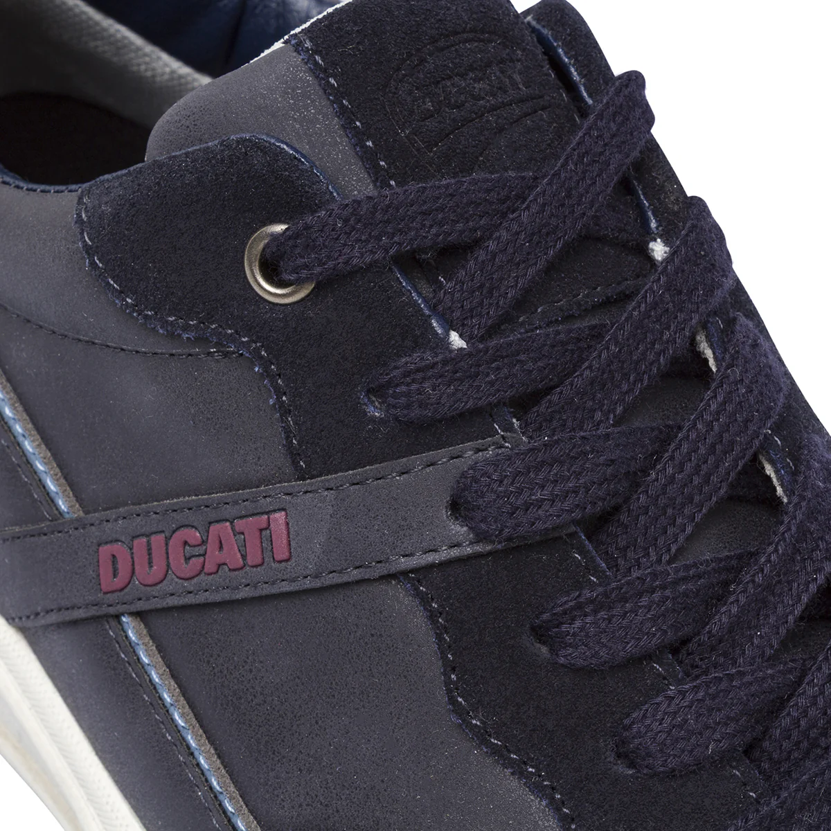 Sneakers da Uomo Blu con Dettagli Azzurri Ducati - Image 4