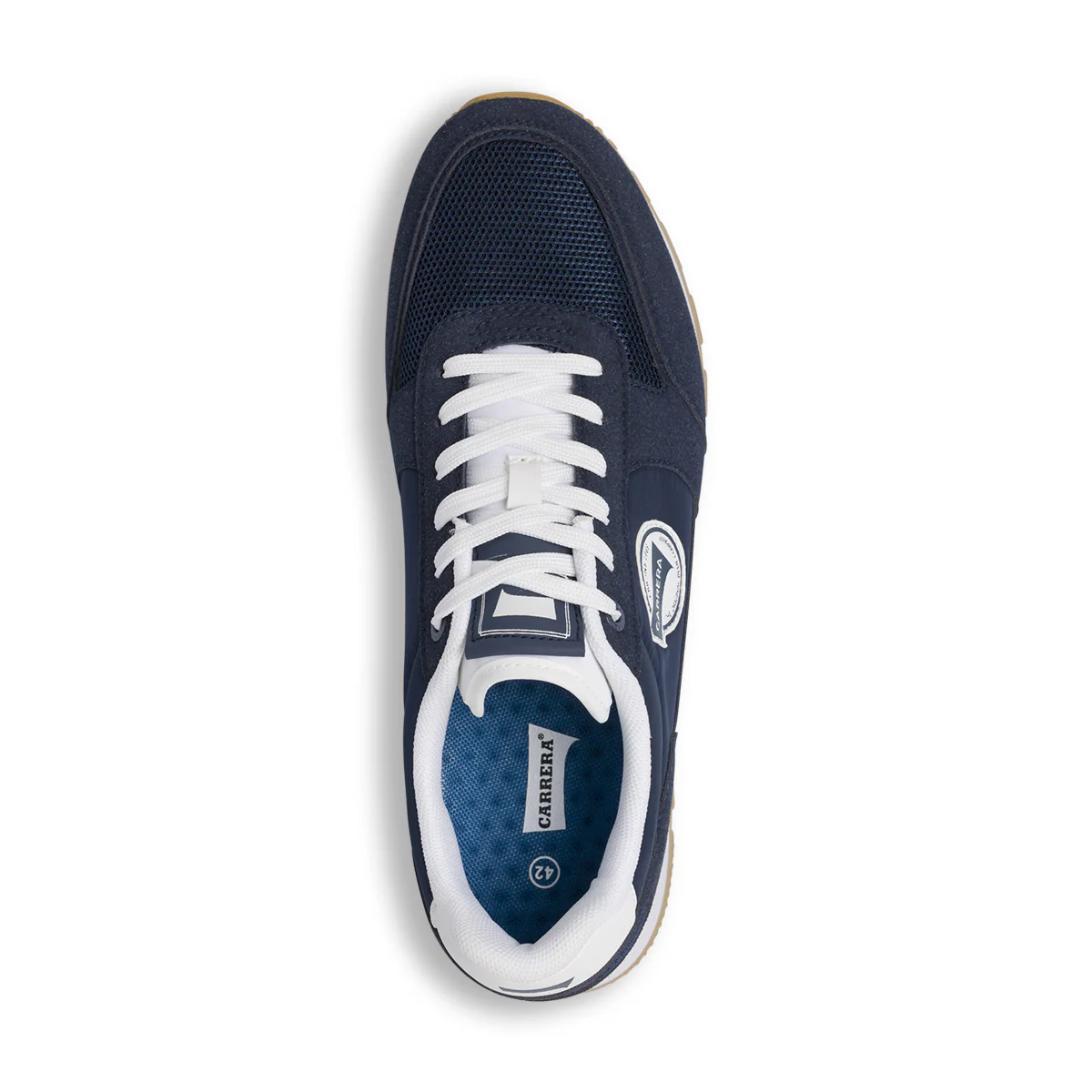 Sneakers da uomo blu con dettagli bianchi Carrera - Image 5