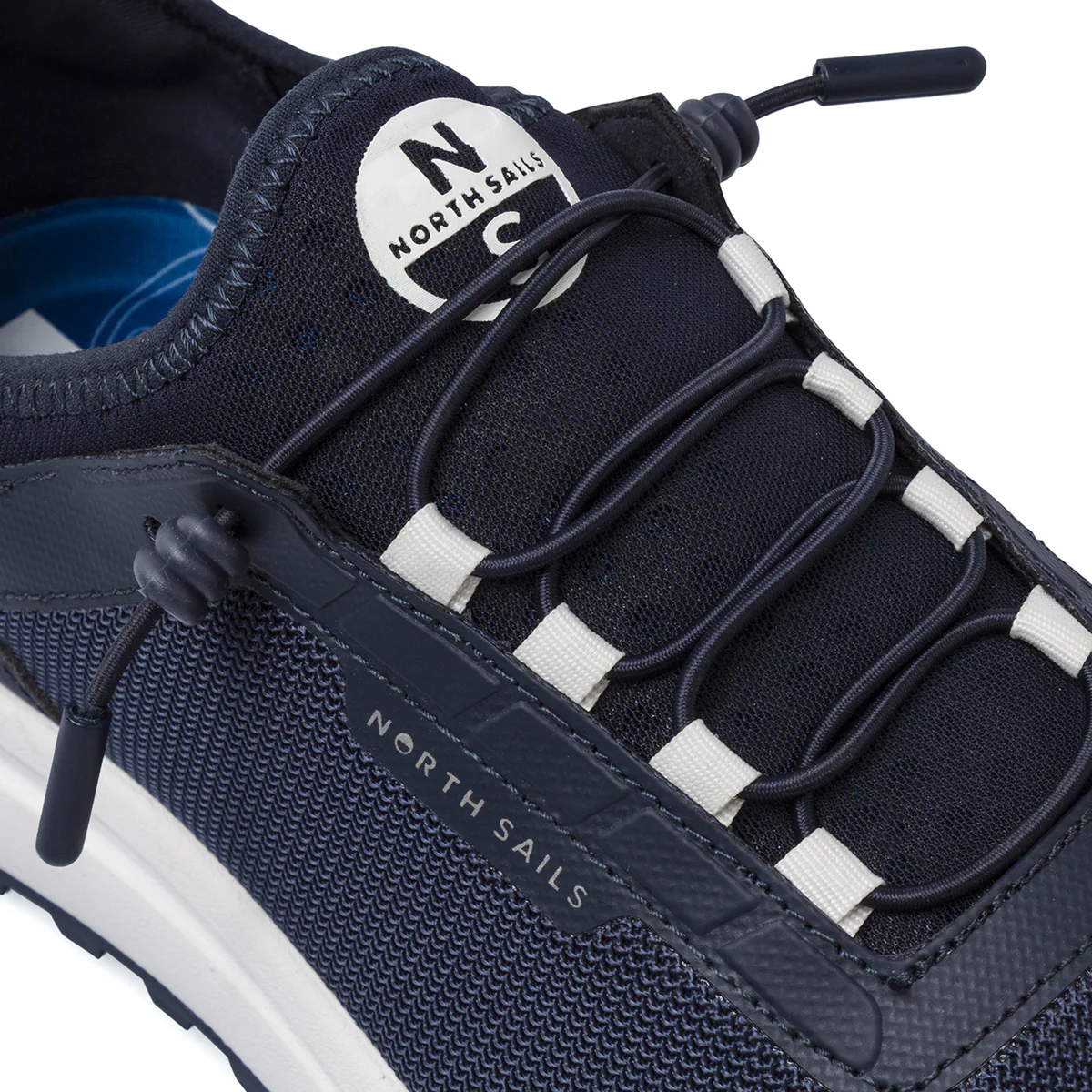 Sneakers da uomo blu con dettaglio lacci elastici North Sails - Image 4