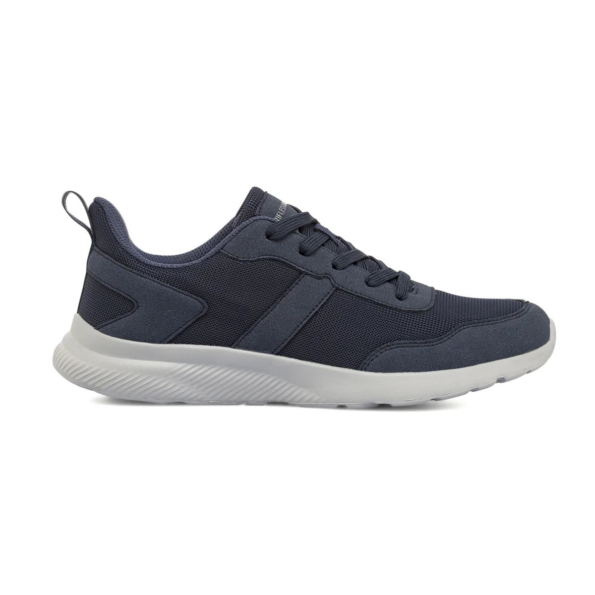 Sneakers da Uomo blu con inserti effetto scamosciato Riflessi Urbani