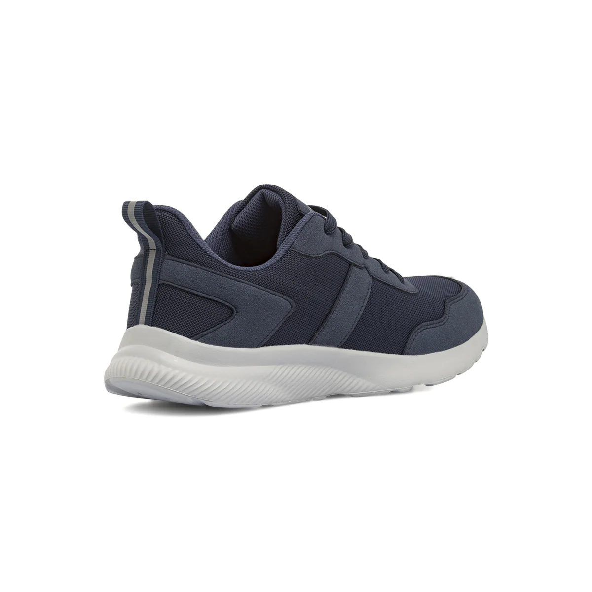 Sneakers da Uomo blu con inserti effetto scamosciato Riflessi Urbani - Image 3