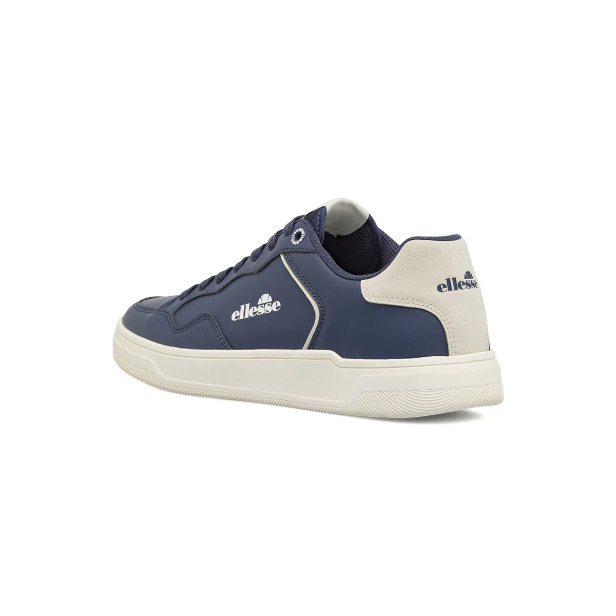 Sneakers da uomo blu Ellesse stile casual retrò con suola bianca - Image 3