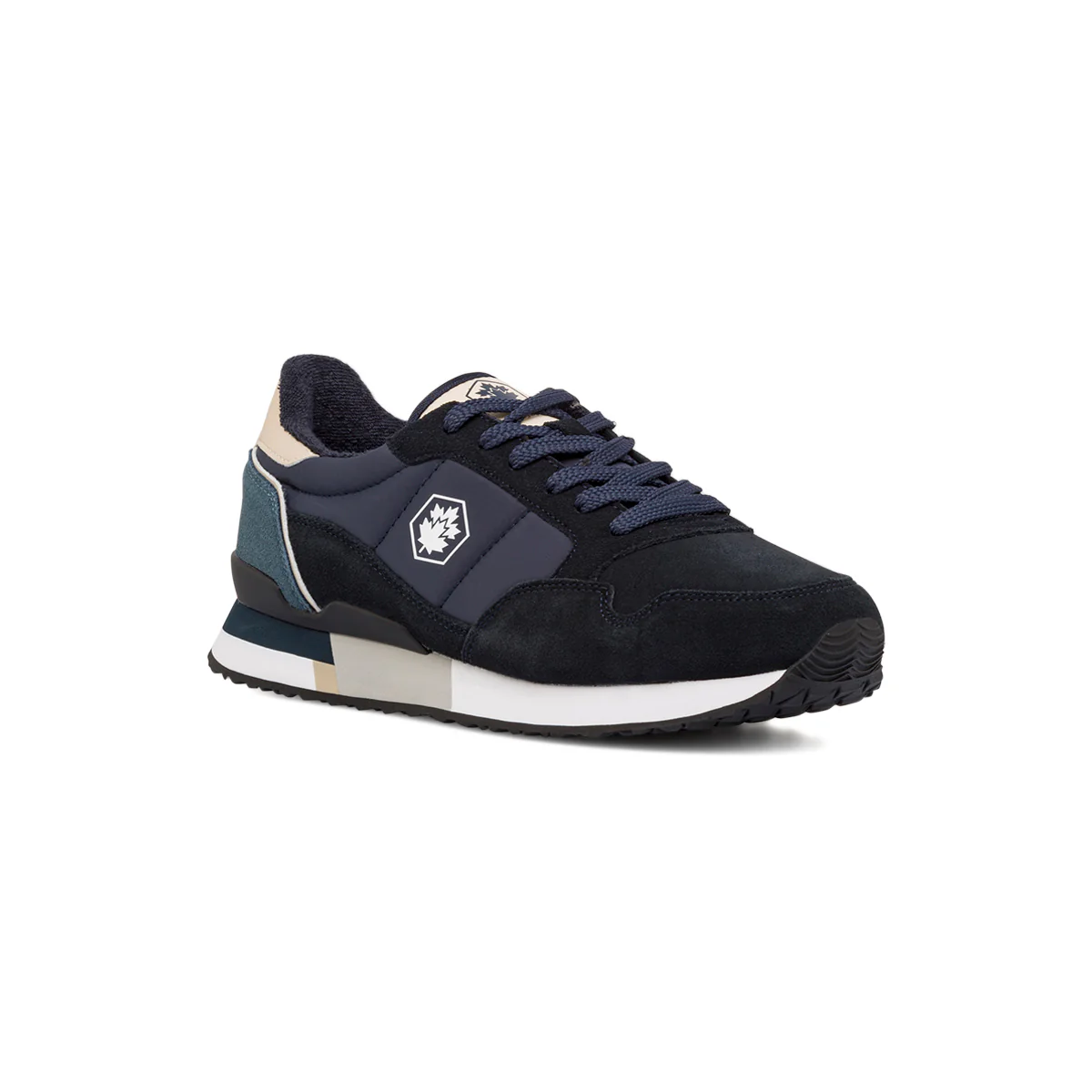 Sneakers da uomo blu in pelle Lumberjack - Image 2