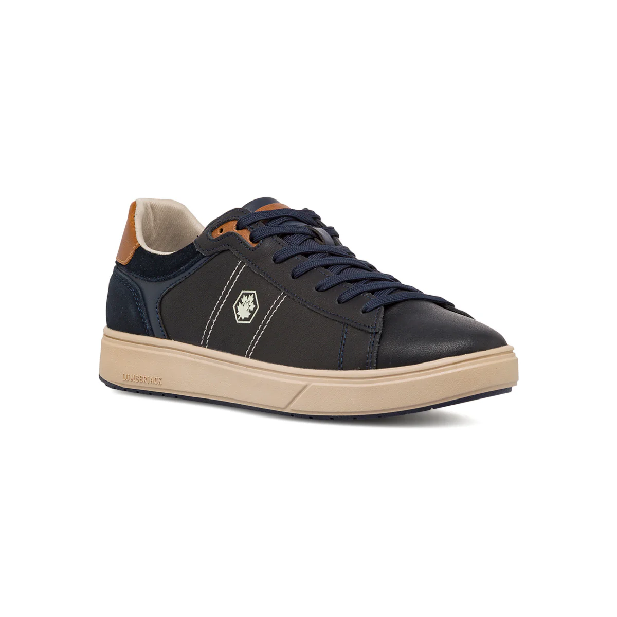 Sneakers da uomo blu in pelle Lumberjack - Image 2