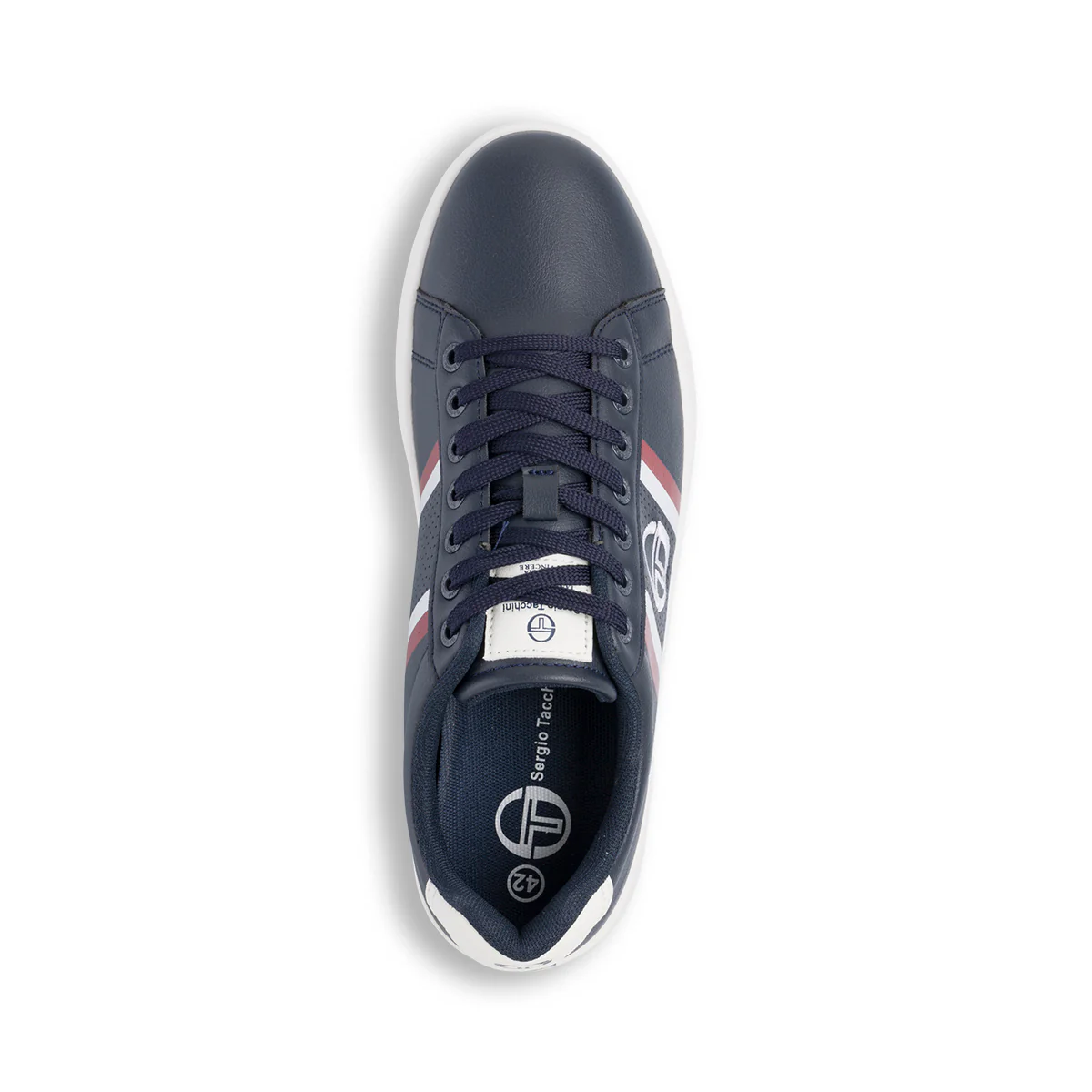 Sneakers da uomo blu navy con dettagli bianchi e rossi Sergio Tacchini - Image 6