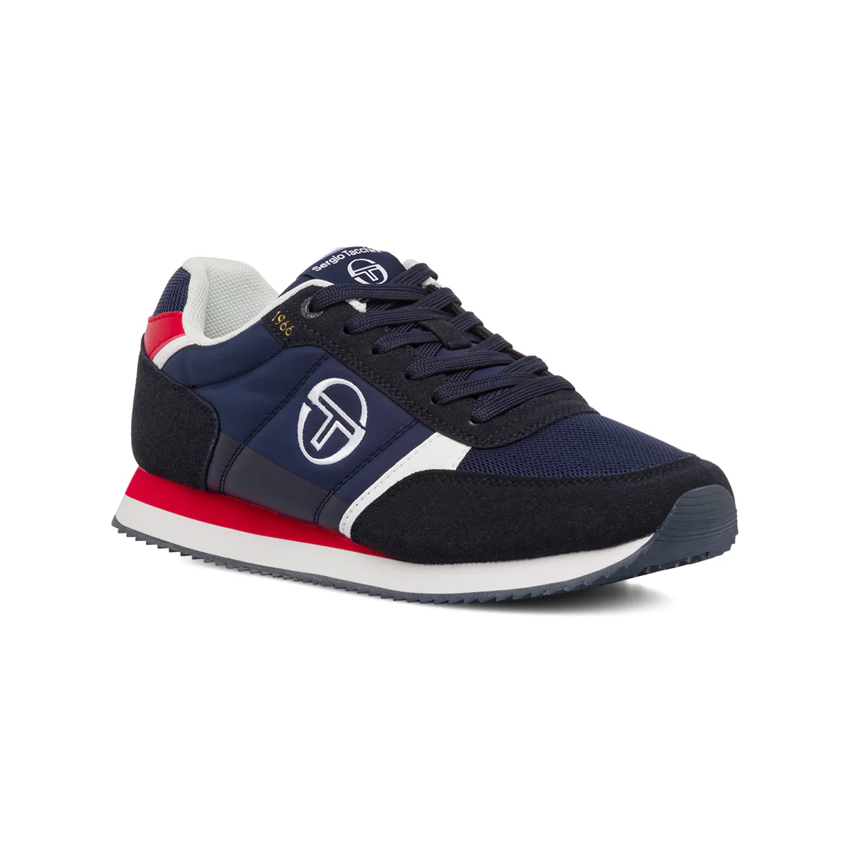 Sneakers da uomo blu navy con dettagli rossi e bianchi Sergio Tacchini Bergamo - Image 2