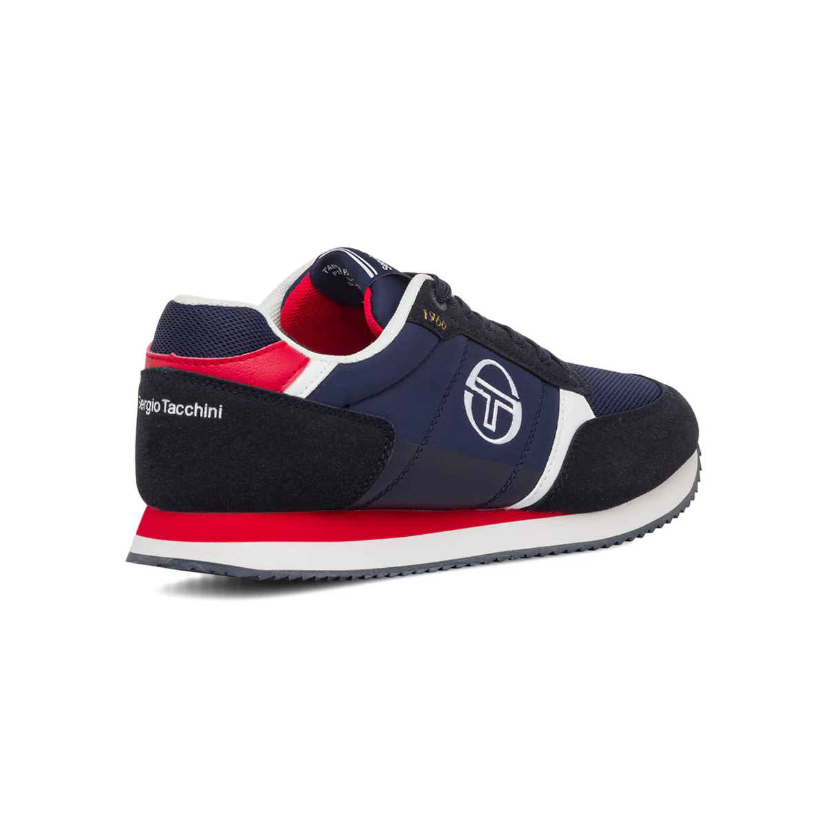 Sneakers da uomo blu navy con dettagli rossi e bianchi Sergio Tacchini Bergamo - Image 3