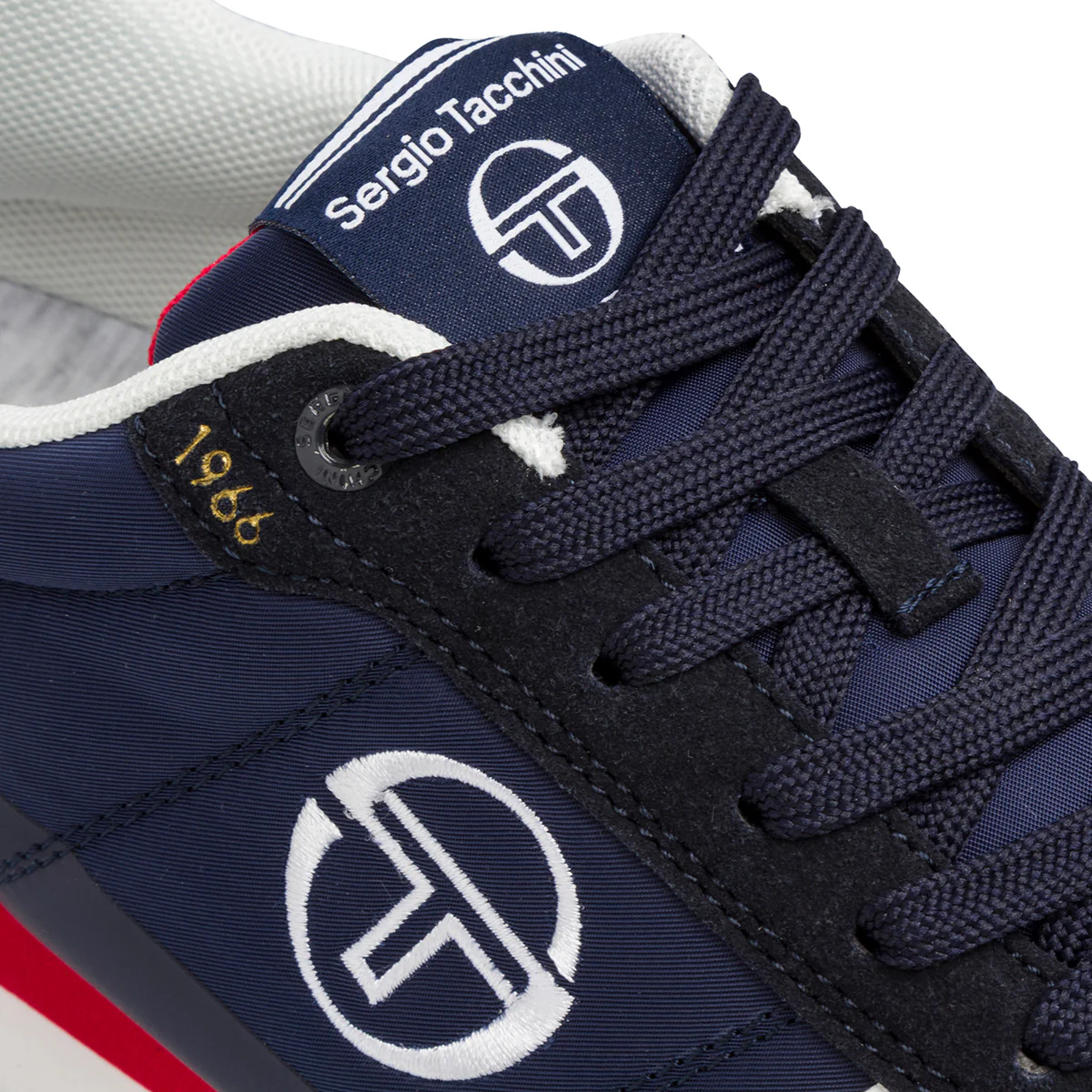 Sneakers da uomo blu navy con dettagli rossi e bianchi Sergio Tacchini Bergamo - Image 5