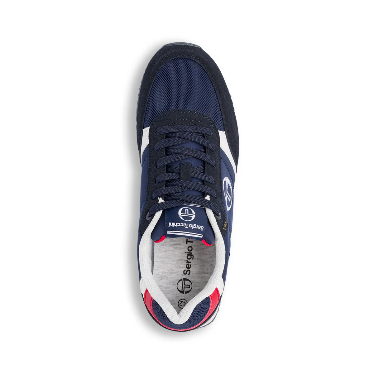 Sneakers da uomo blu navy con dettagli rossi e bianchi Sergio Tacchini Bergamo - Image 6