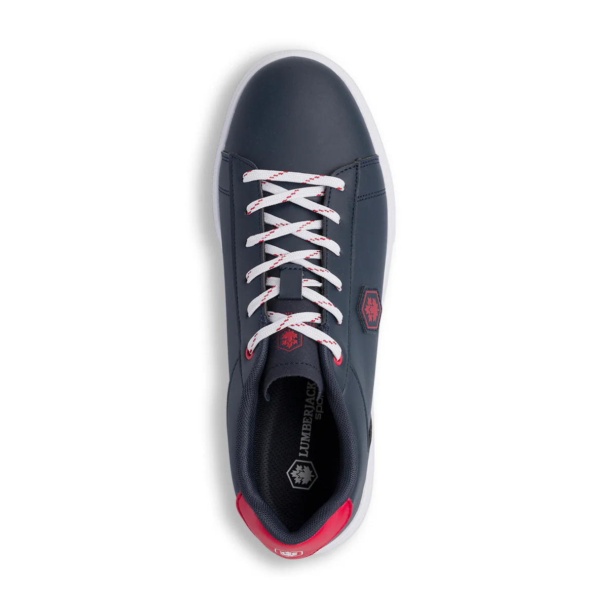 Sneakers da uomo blu navy con dettagli rossi Lumberjack Cupsy - Image 5