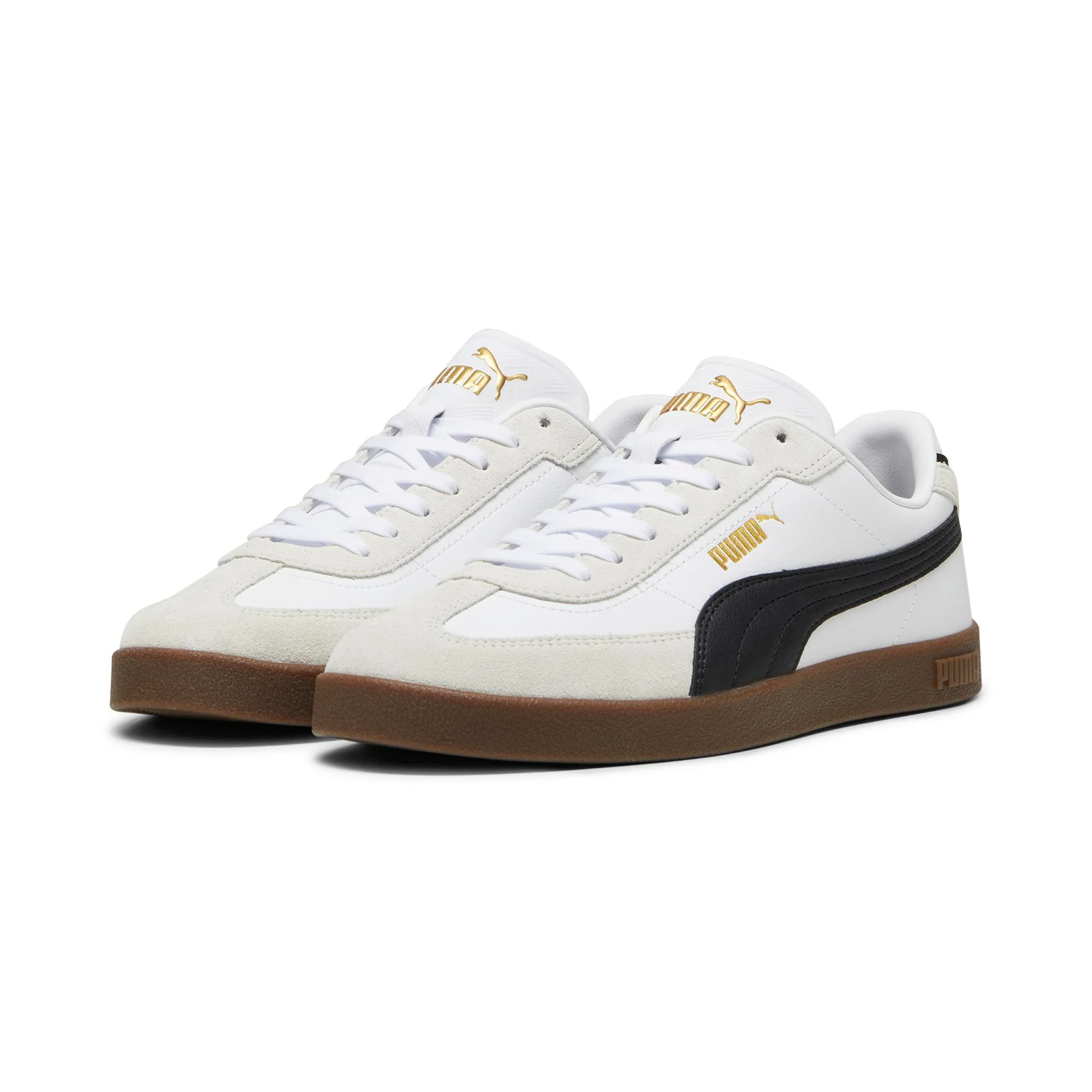 Sneakers unisex bianche con inserti effetto scamosciato Puma Club II Era