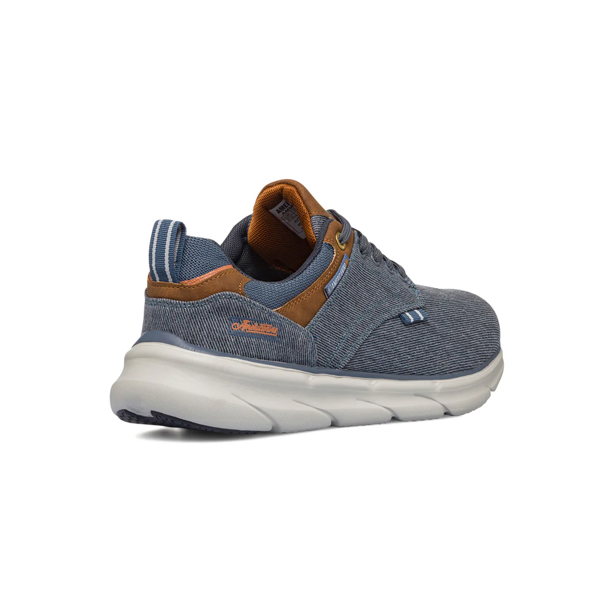 Sneakers da uomo effetto jeans con dettagli marroni e logo Americanino - Image 3