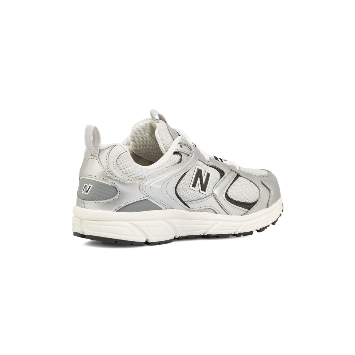 Sneaker Grigie con dettagli argento e design Running Rétro New Balance ML408 - Image 3
